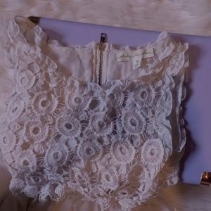 NWT Urban Outfitters Cream Mini Dress